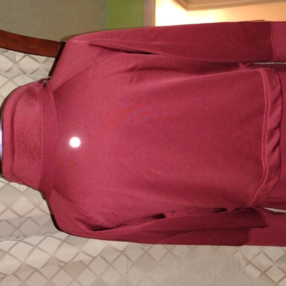 Avia Maroon Half Zip Pullover Long Sleeve Top EUC - Picture 8 of 11